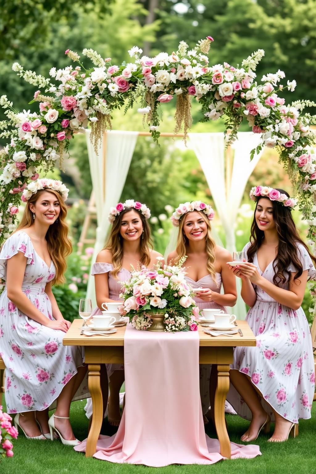 Garden Party in Bloom bachelorette party — romantic & elegant theme with nature lovers in mind