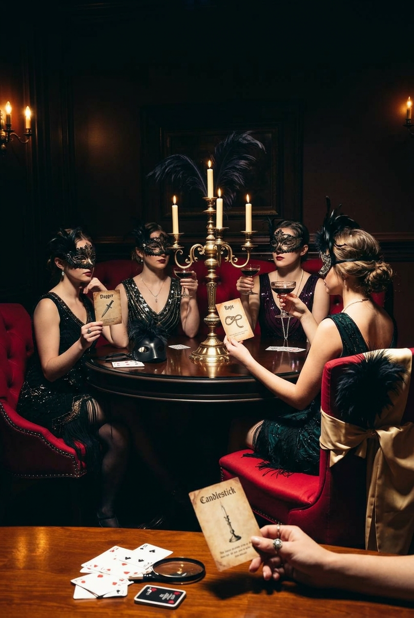 Murder Mystery Night bachelorette party — dramatic & fun theme with creative squads in mind