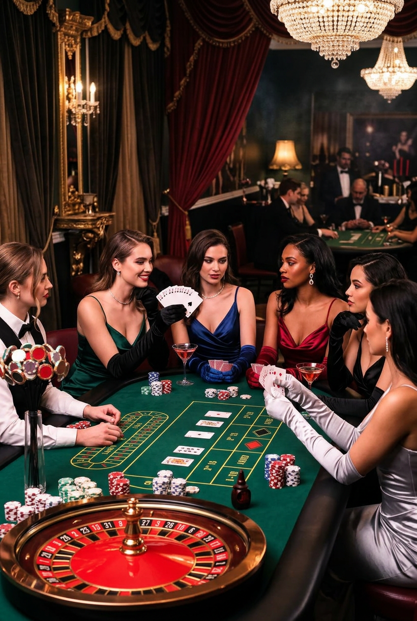 Casino Royale bachelorette party — sophisticated & thrilling theme with thrill seekers in mind