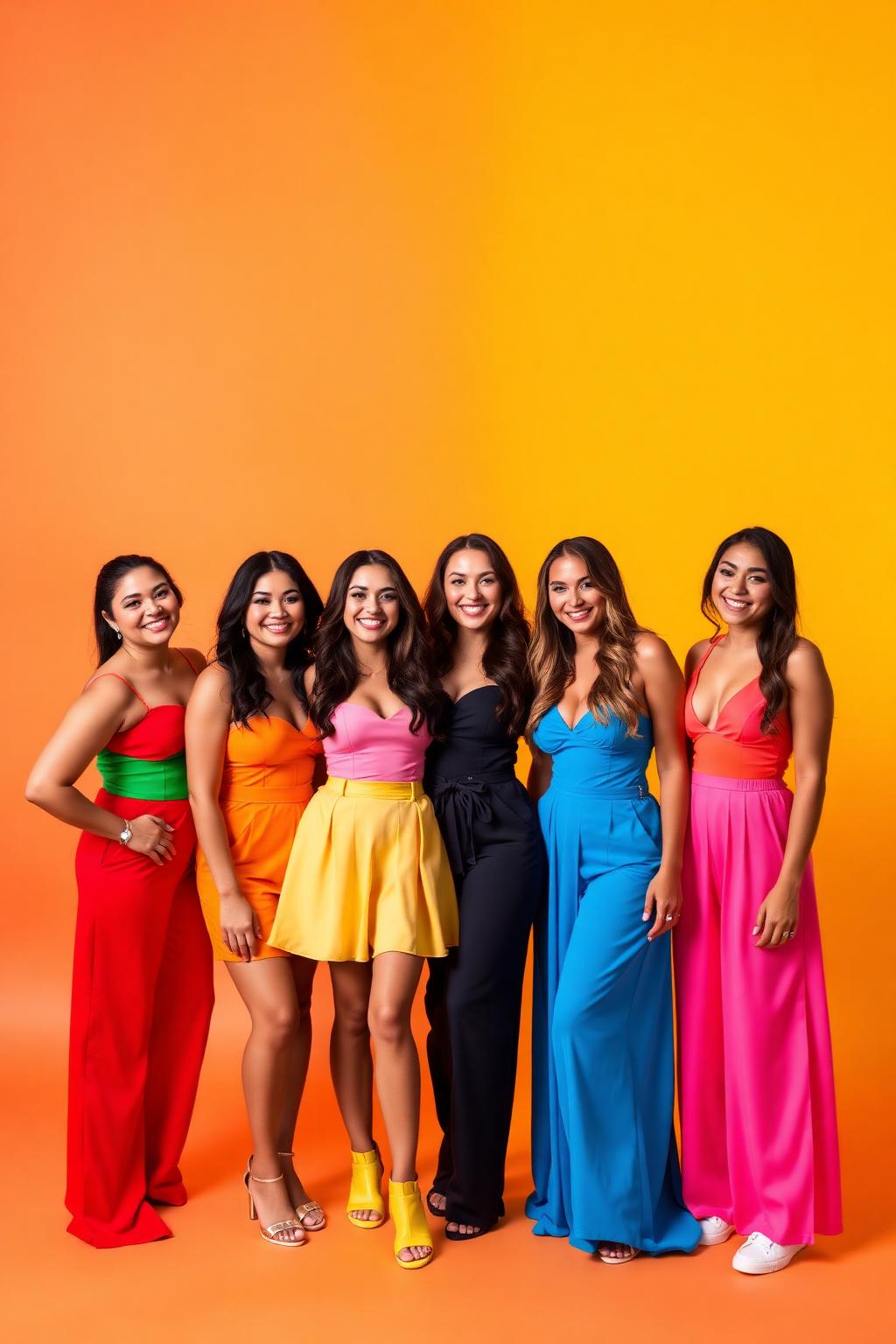 Color Block Party bachelorette party — vibrant & bold theme with trendy brides in mind